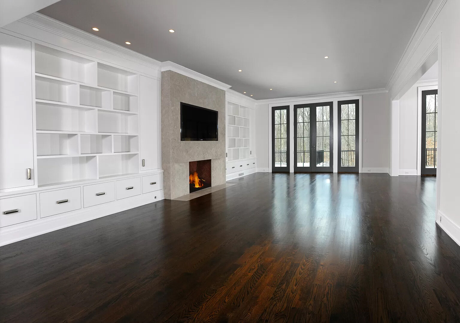 Custom Built-In Shelving