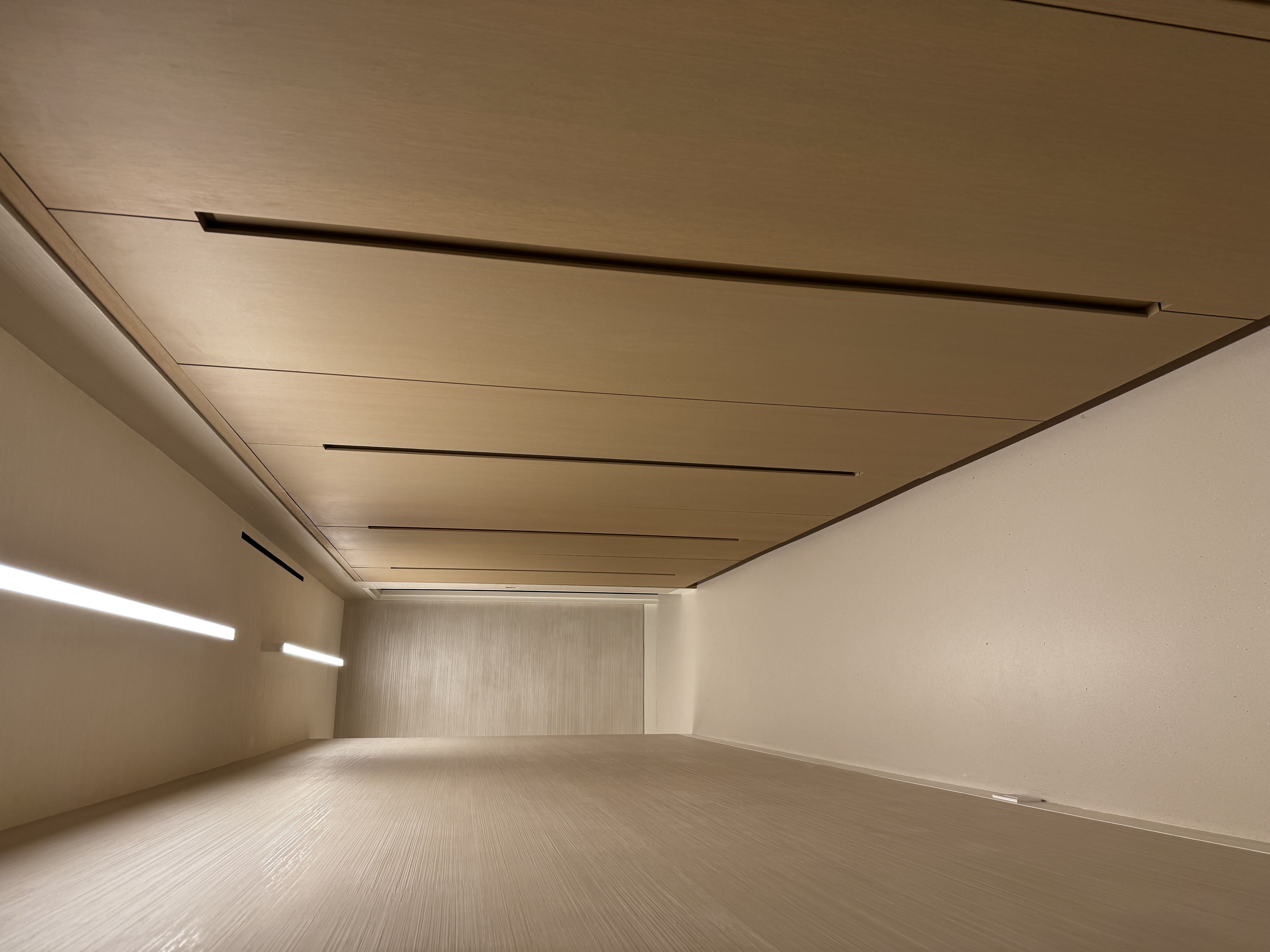 Custom Wood Panel Ceiling
