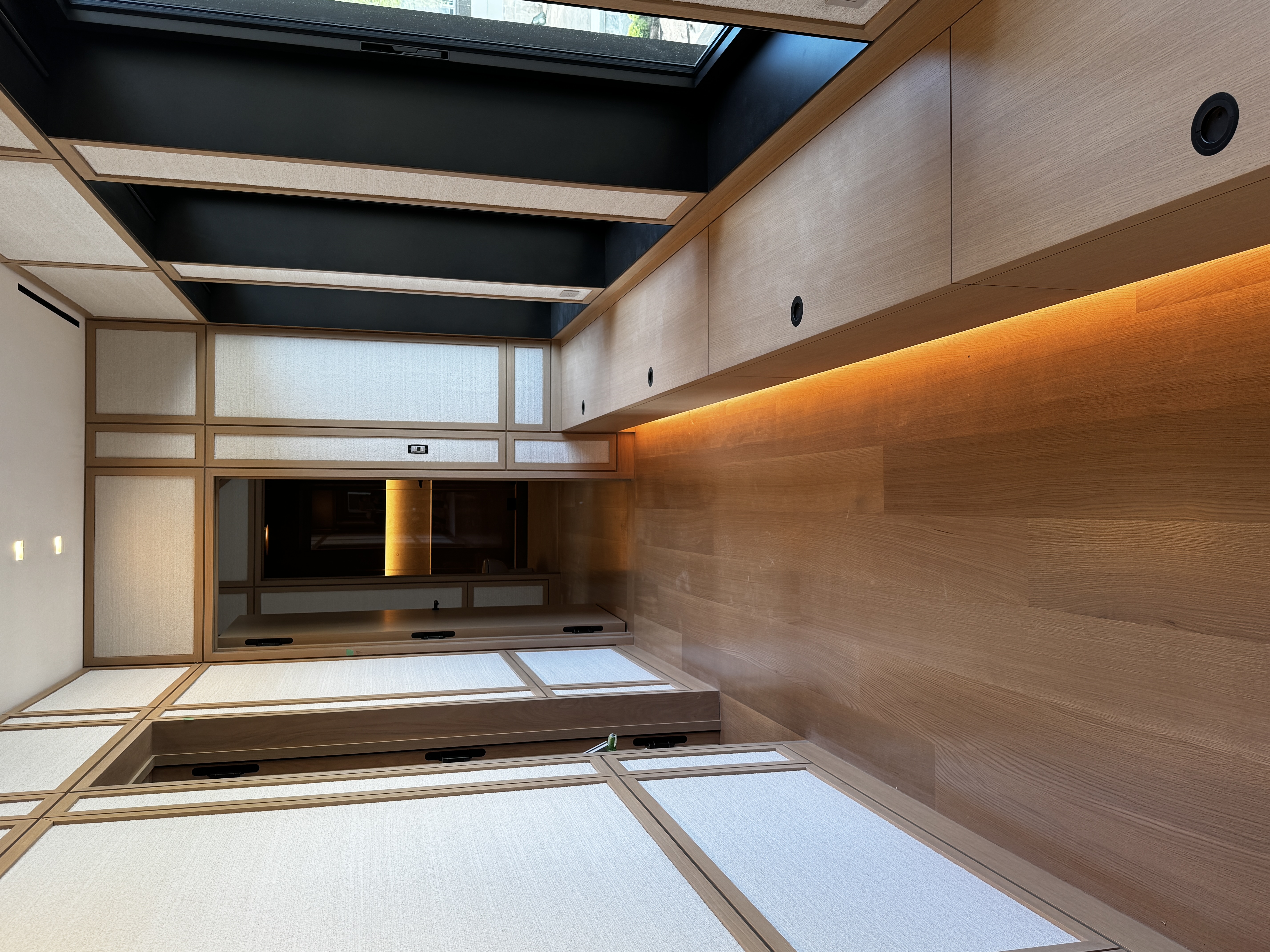 Japanese-Inspired Custom Millwork Room